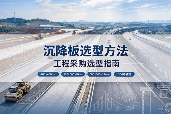 景宁沉降板选择方法